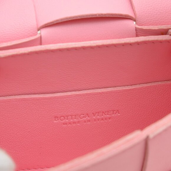 BOTTEGA VENETA Pink Intrecciato Shoulder Bag - Picture 4 of 6